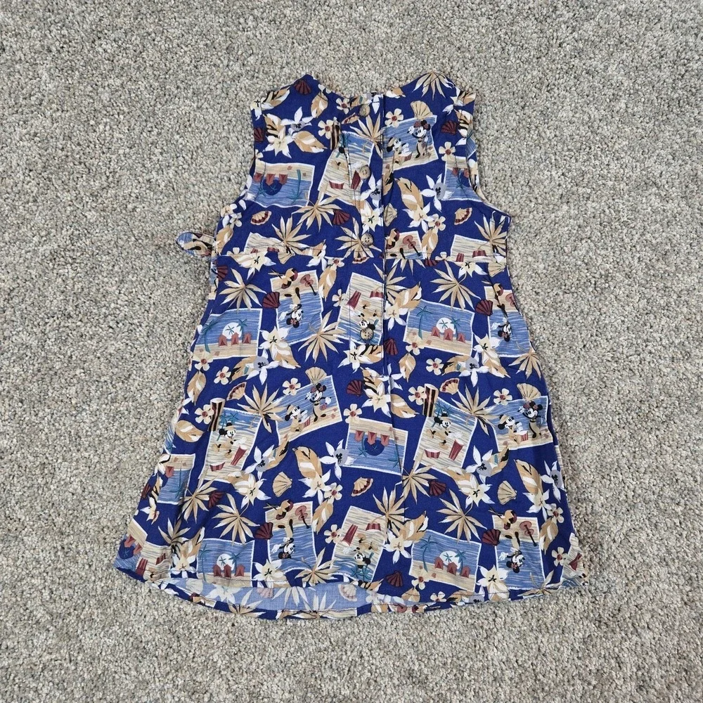 Vintage The Disney Store Hawaiian Mickey Dress Baby Girls 12/18 Months Vacation - Picture 8 of 8